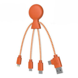 Câble de charge 12W recyclé Xoopar® marqu. 1 coul Express
