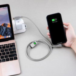 Câble de charge long 100W en aluminium recyclé Xoopar®