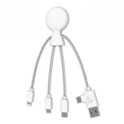 Câble de charge 12W recyclé Xoopar® marqu. quadri Express