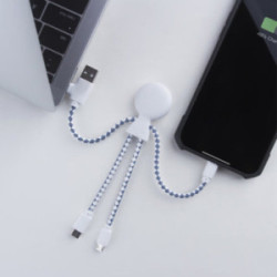 Câble de charge 12W recyclé Xoopar® marqu. quadri Express