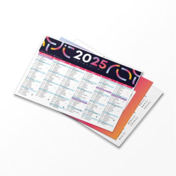 Calendrier souple A5