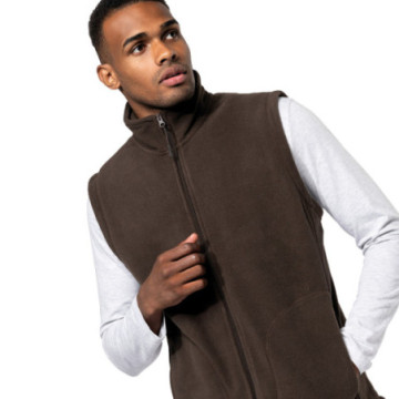 Veste micropolaire homme sans manches