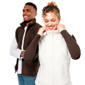 Veste micropolaire homme sans manches