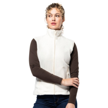Veste micropolaire femme sans manches
