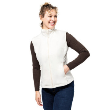 Veste micropolaire femme sans manches
