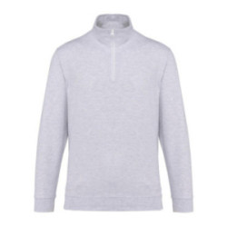 Sweat-shirt col zippé homme Kariban® couleur