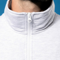 Sweat-shirt col zippé homme Kariban® couleur