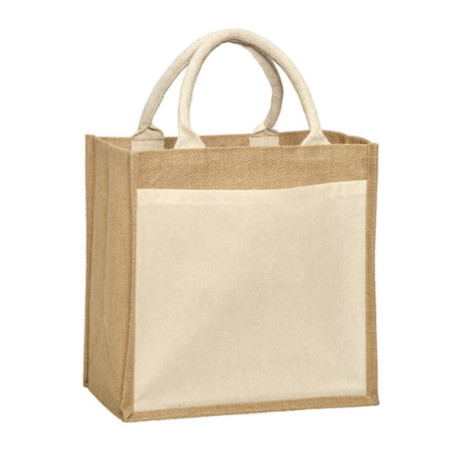 Sac cabas jute et coton