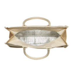 Sac isotherme en coton et jute Ubag®