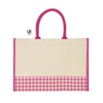 Sac shopping coton avec soufflets Ubag®