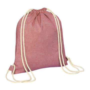 Sac à dos cordelettes en coton recyclé Ubag®