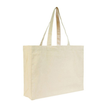 Sac en coton naturel avec soufflets 220 g/m2 Ubag®