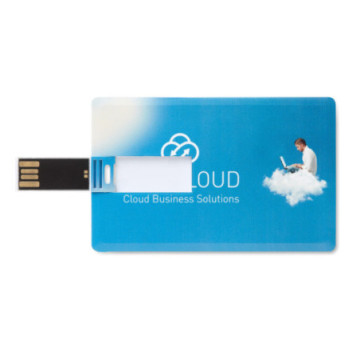 Clé USB carte de crédit 2 Go marquage quadri