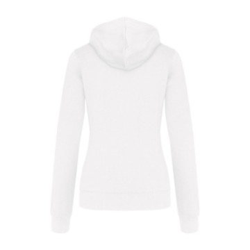 Sweat-shirt femme à capuche Kariban® blanc