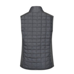 Veste matelassée bi-matière femme sans manches James & Nicholson®