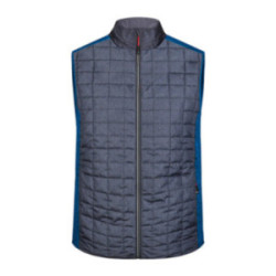 Veste matelassée bi-matière homme sans manches James & Nicholson®