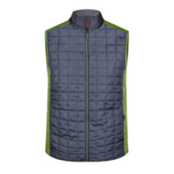 Veste matelassée bi-matière homme sans manches James & Nicholson®