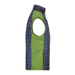 Veste matelassée bi-matière homme sans manches James & Nicholson®