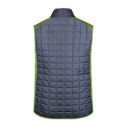 Veste matelassée bi-matière homme sans manches James & Nicholson®