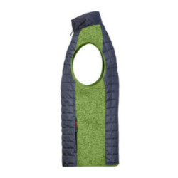 Veste matelassée bi-matière homme sans manches James & Nicholson®