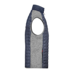 Veste matelassée bi-matière homme sans manches James & Nicholson®