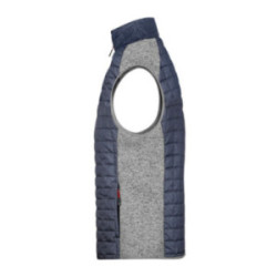 Veste matelassée bi-matière homme sans manches James & Nicholson®