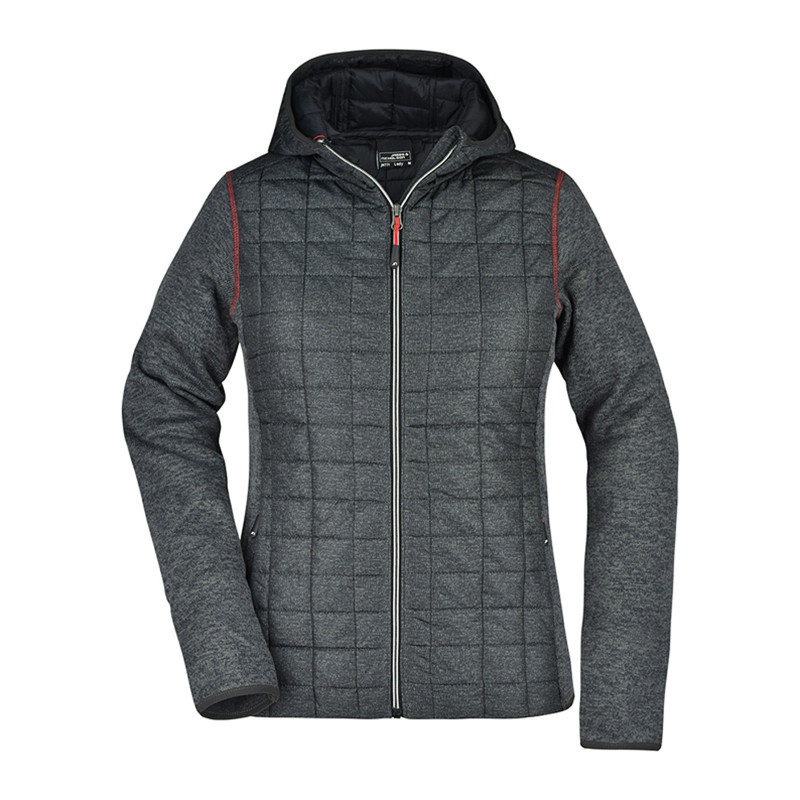 Veste matelassée bi-matière femme James & Nicholson®