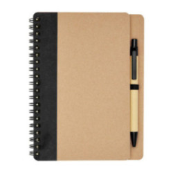 Carnet A6 avec stylo en papier recyclé Express