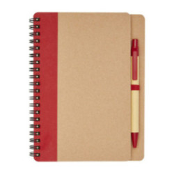 Carnet A6 avec stylo en papier recyclé Express