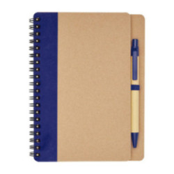 Carnet A6 avec stylo en papier recyclé Express