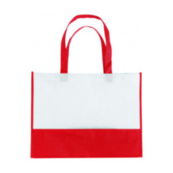 Sac non tissé bicolore avec soufflets Ubag®