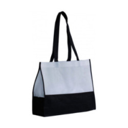 Sac non tissé bicolore avec soufflets Ubag®