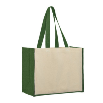 Sac en jute et coton avec soufflets Ubag®