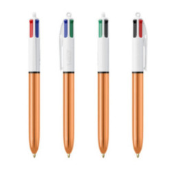 Stylo Bic® 4 couleurs Shine
