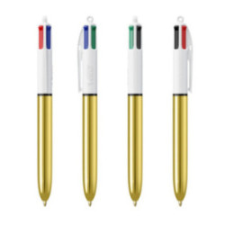 Stylo Bic® 4 couleurs Shine