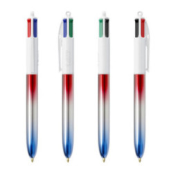 Stylo 4 couleurs Bic® Flags