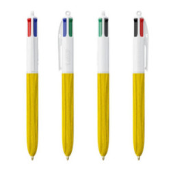 Stylo Bic® 4 couleurs Wood Style