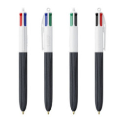 Stylo Bic® 4 couleurs Wood Style
