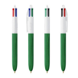 Stylo Bic® 4 couleurs Wood Style