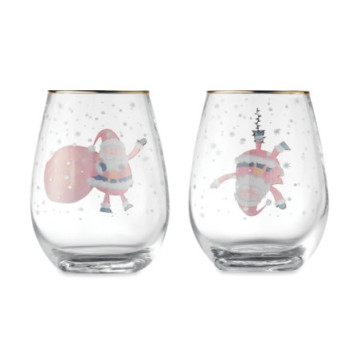 Set de 2 verres de Noël