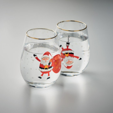 Set de 2 verres de Noël