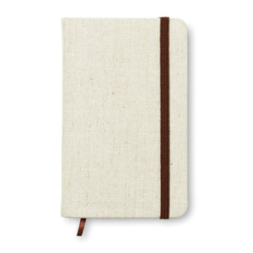 Carnet A6 avec couverture en toile rigide