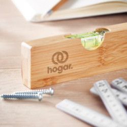 Niveau à bulle en bambou