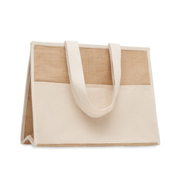 Sac shopping isotherme en jute