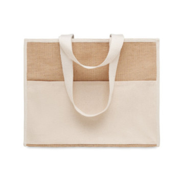 Sac shopping isotherme en jute