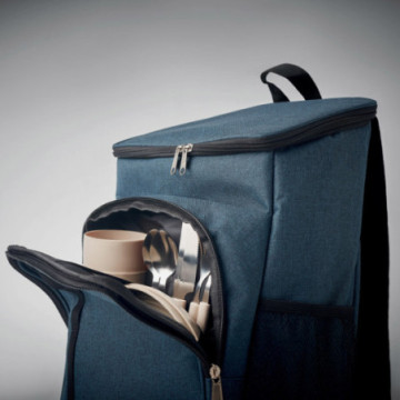 Sac à dos pique-nique isotherme en rPET 2 personnes