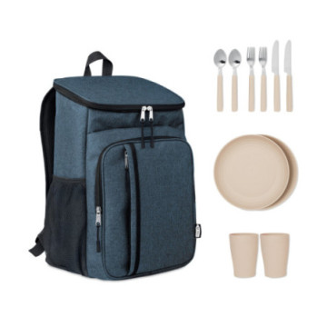 Sac à dos pique-nique isotherme en rPET 2 personnes