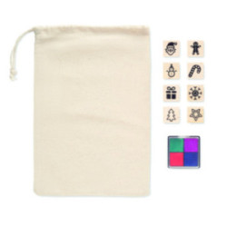 Tampons de Noël en bois