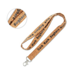 Tour de cou en liège marquage 1 couleur