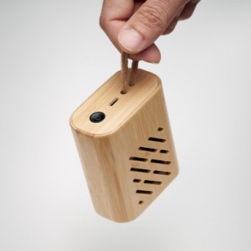 Enceinte Bluetooth® en bambou 3 W